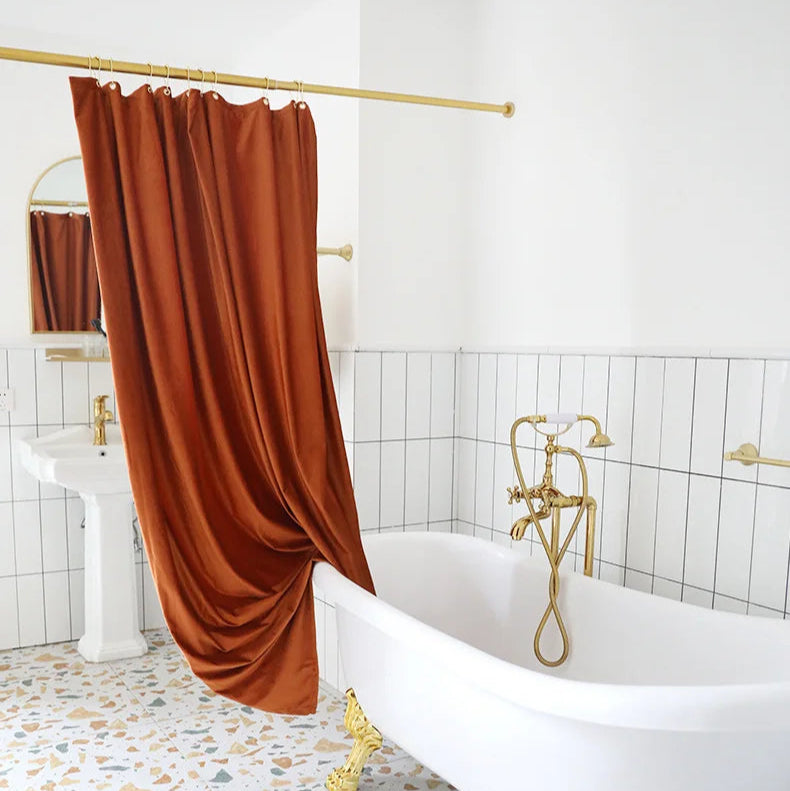 NGOC - Rideau de douche en tissu