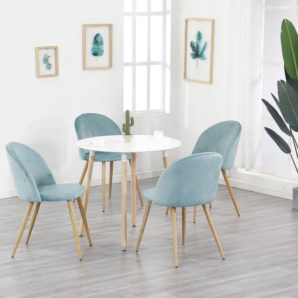 FRANCESCO - Lot de 6 chaises de table