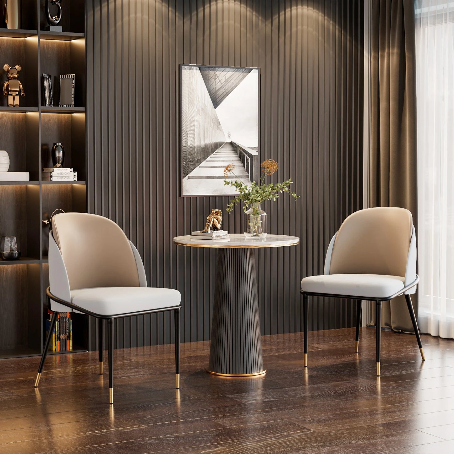 MIMO - Lot de 2 chaises de table