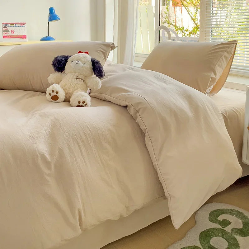 NOUR - Parure de lit complète 100% coton