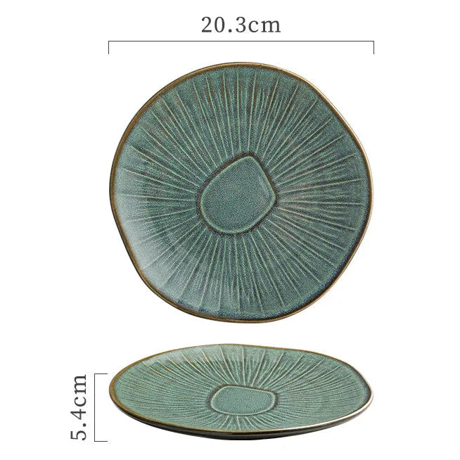 MERCAN - Assiette en céramique