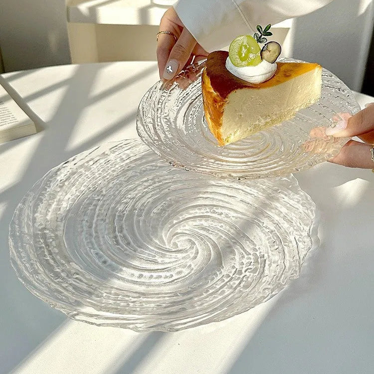 GİRDAP - Assiette en verre