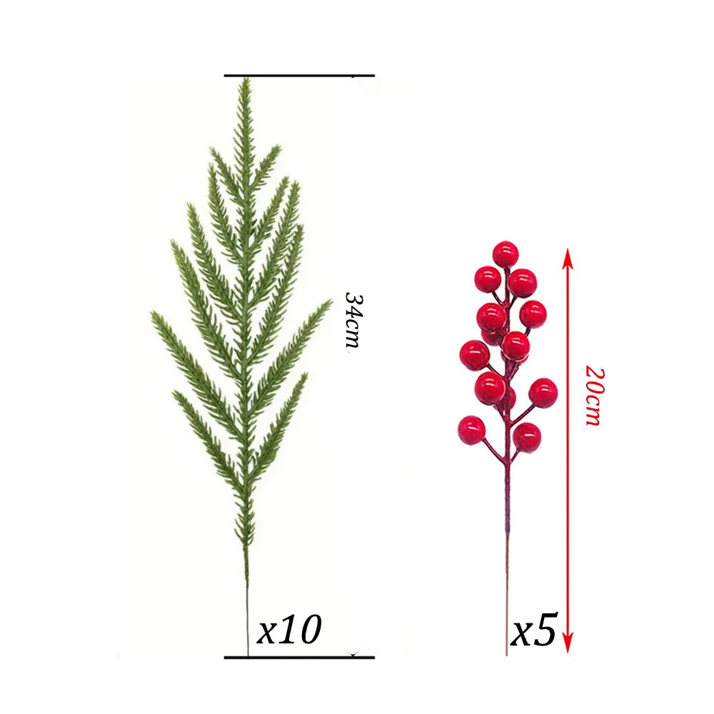 AUGUST - Bouquet de fleurs artificiele de noël