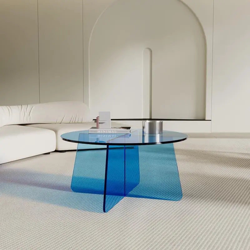 RAGNAR - Table basse en verre