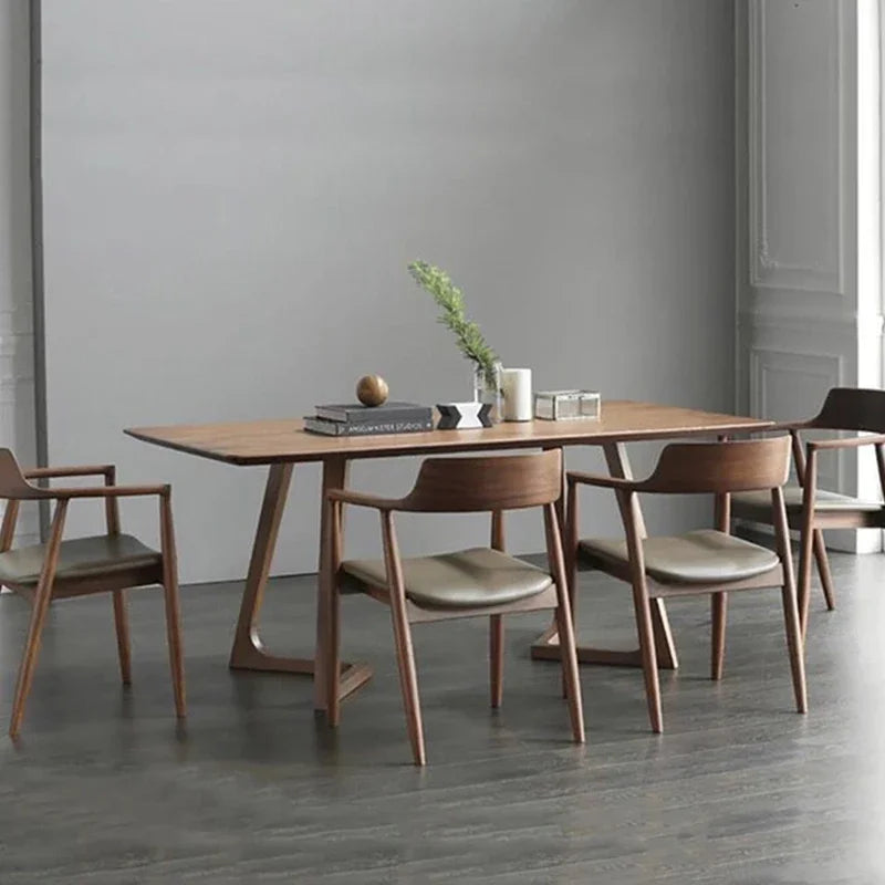 ELADJI - Table à manger en bois