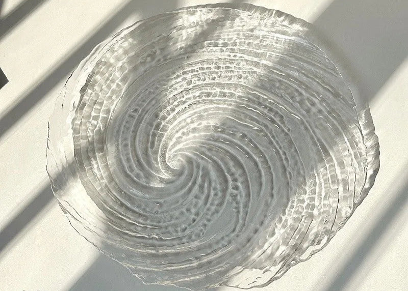 GİRDAP - Assiette en verre