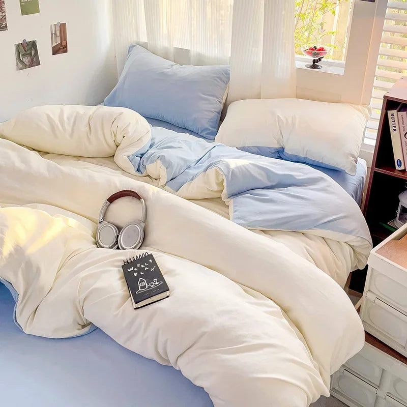 NOUR - Parure de lit complète 100% coton