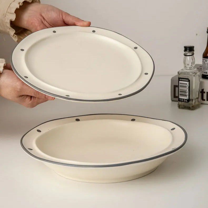 PUAN - Assiettes de table en céramique