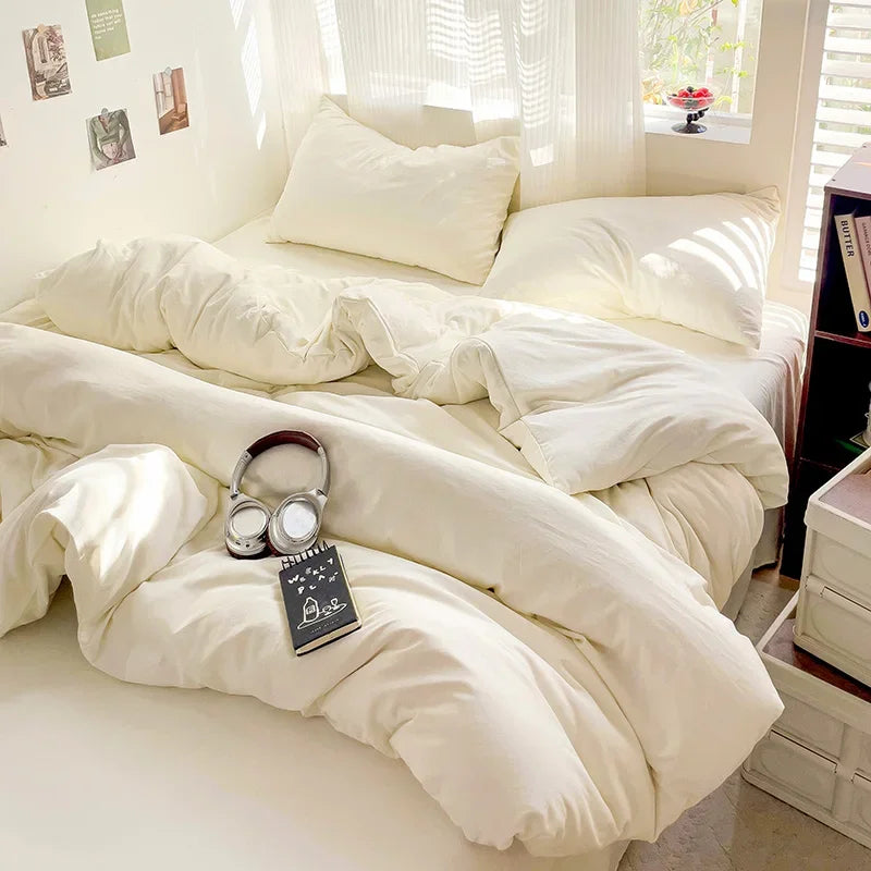 NOUR - Parure de lit complète 100% coton