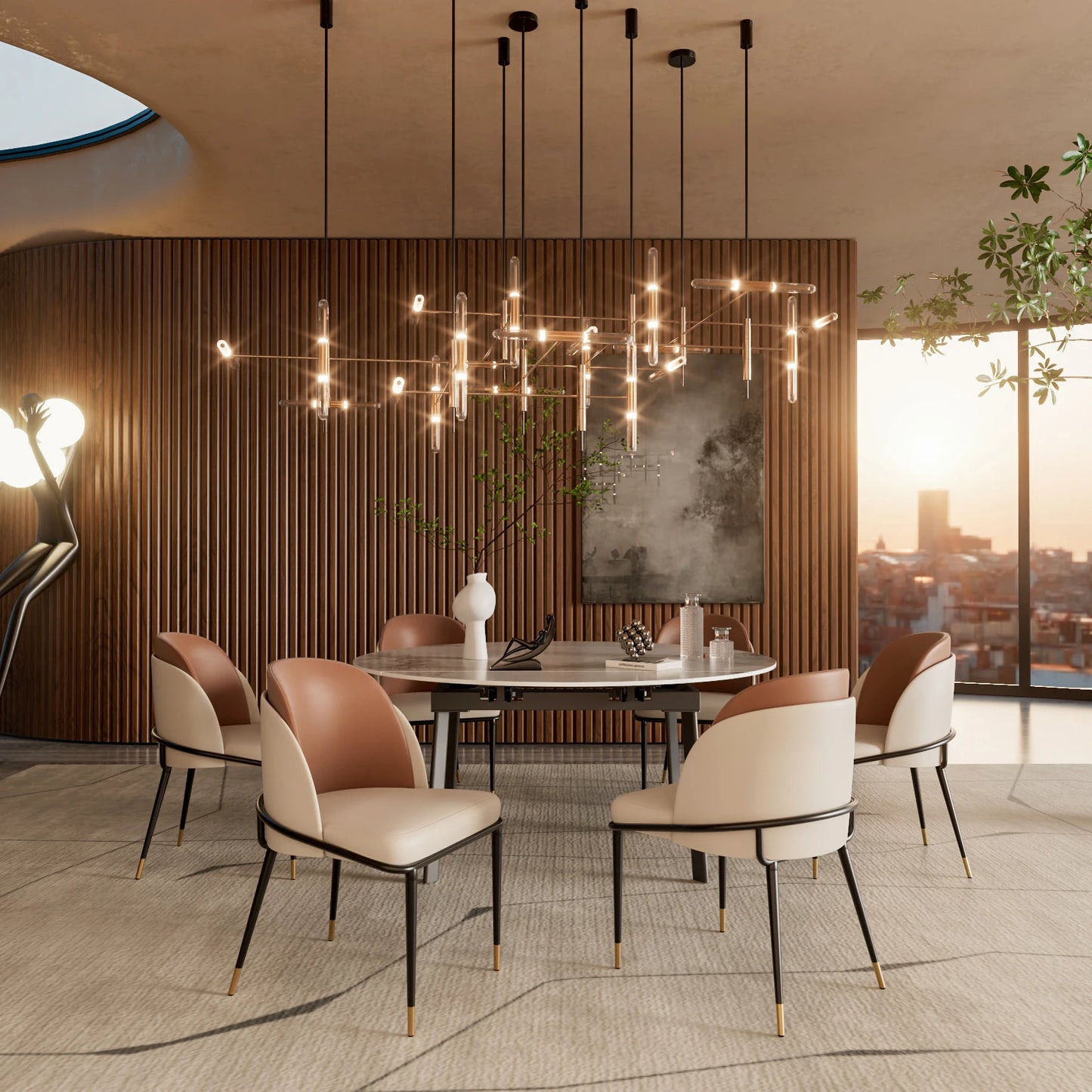MIMO - Lot de 2 chaises de table