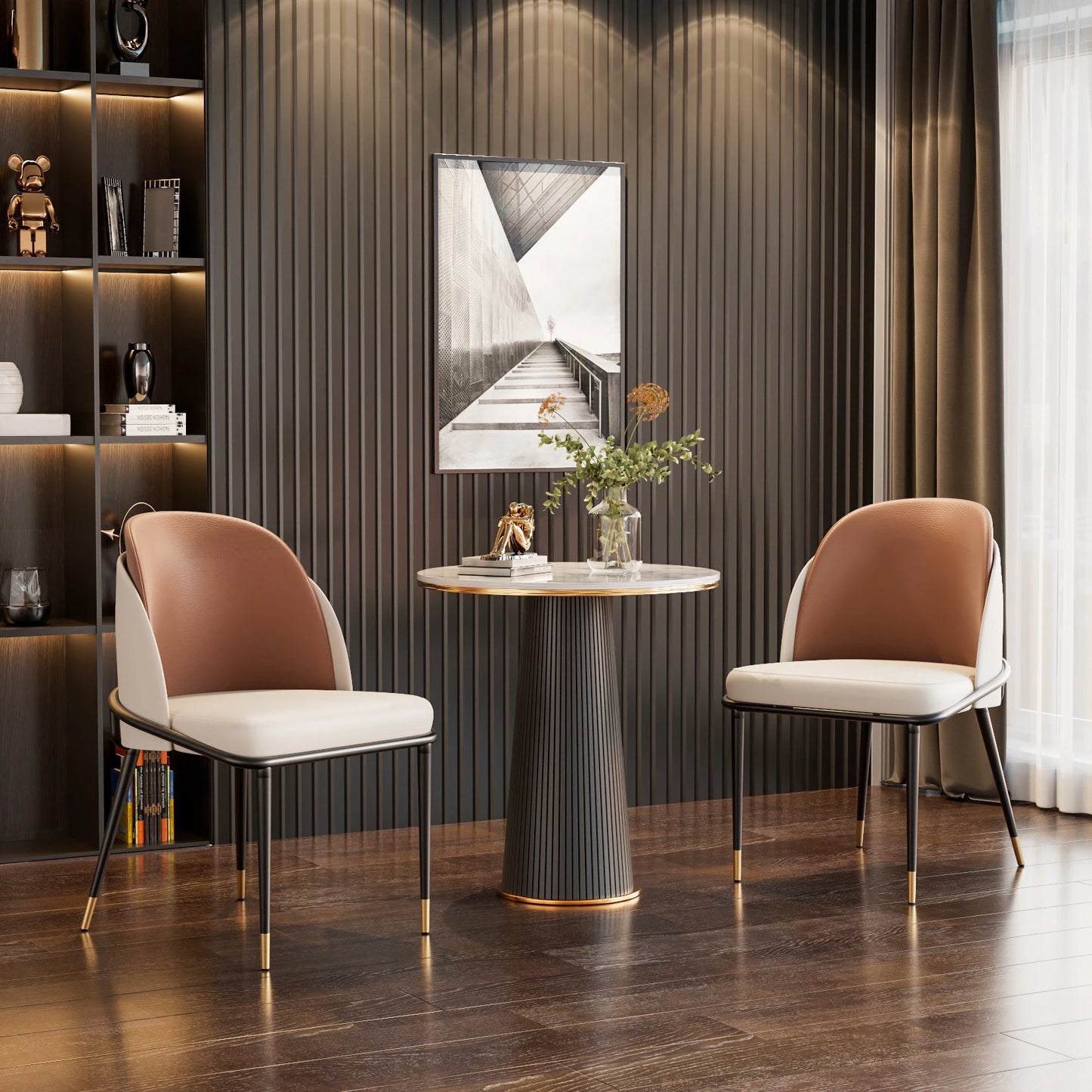 MIMO - Lot de 2 chaises de table