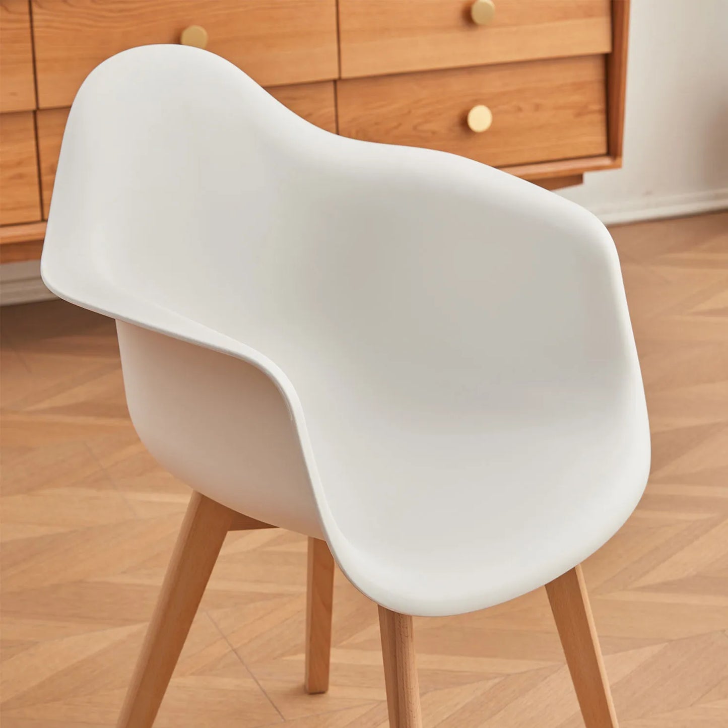 BIANCA - Lot de 4 chaises de table