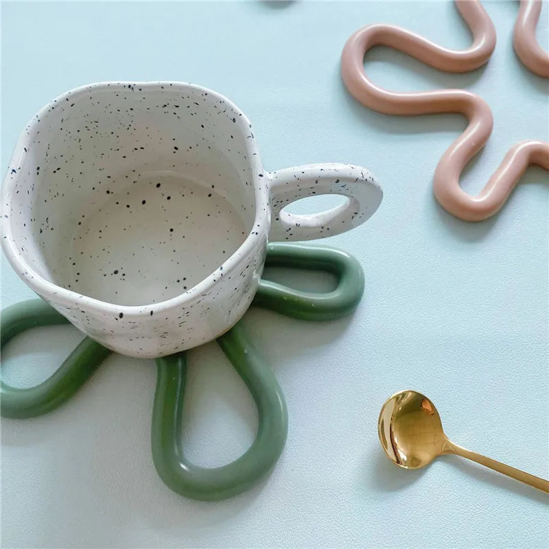 VAIANA - Dessous de verre en silicone résistant à la chaleur