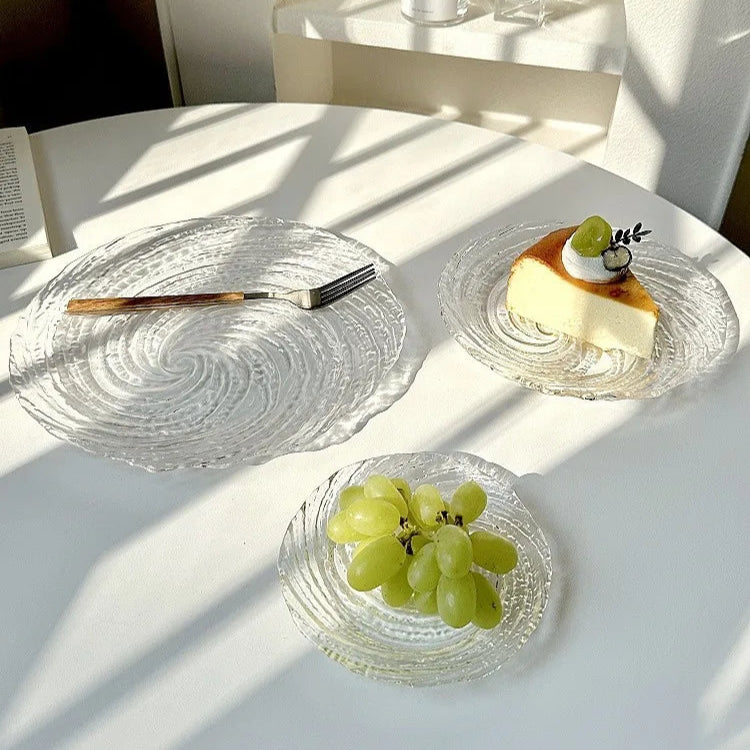 GİRDAP - Assiette en verre