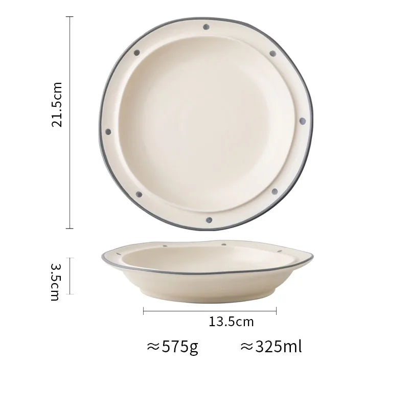 PUAN - Assiettes de table en céramique