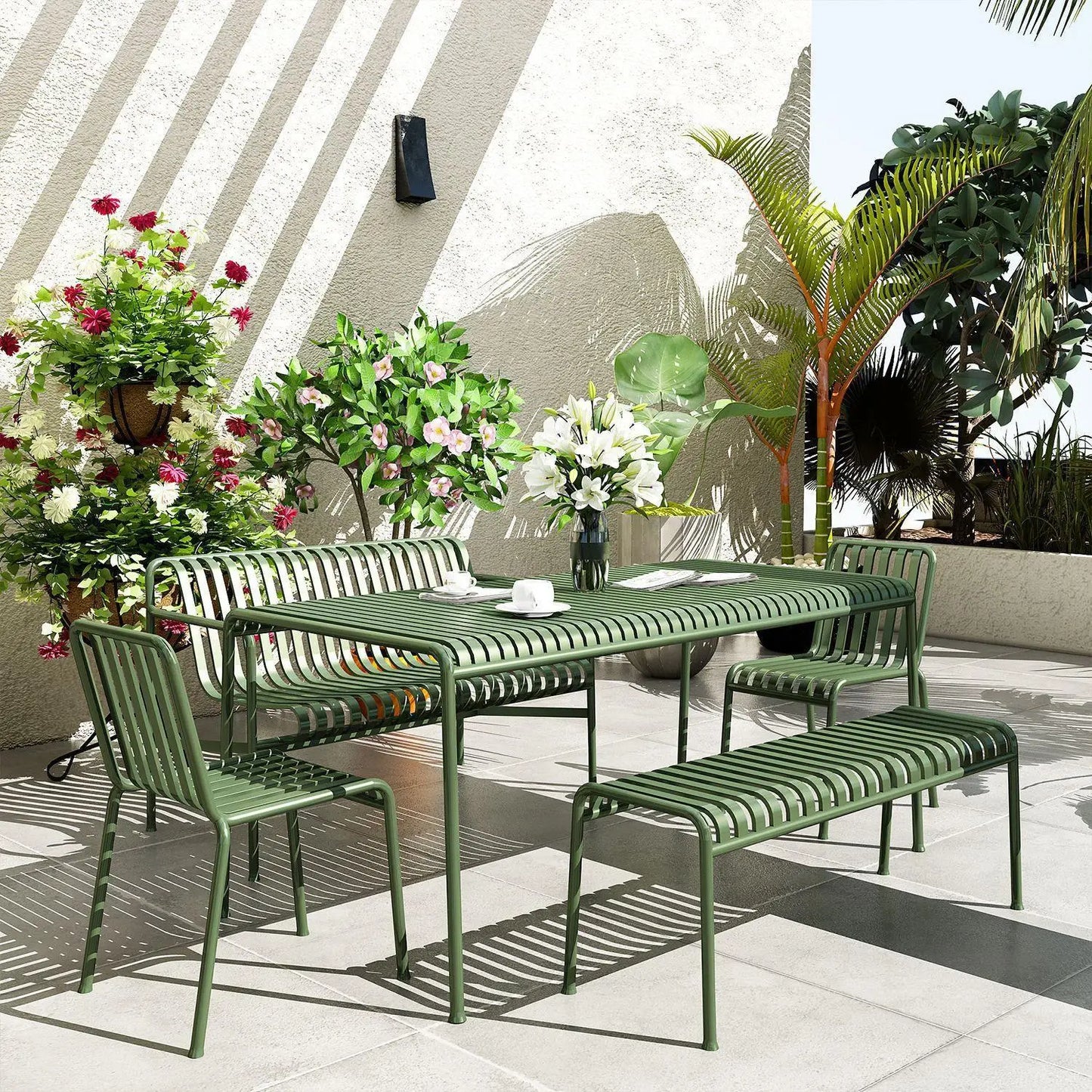 SEB - Ensemble de table de jardin à personnaliser