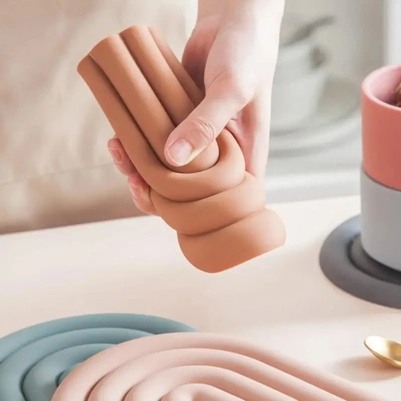 CLOCHETTE - Dessous de verre en silicone