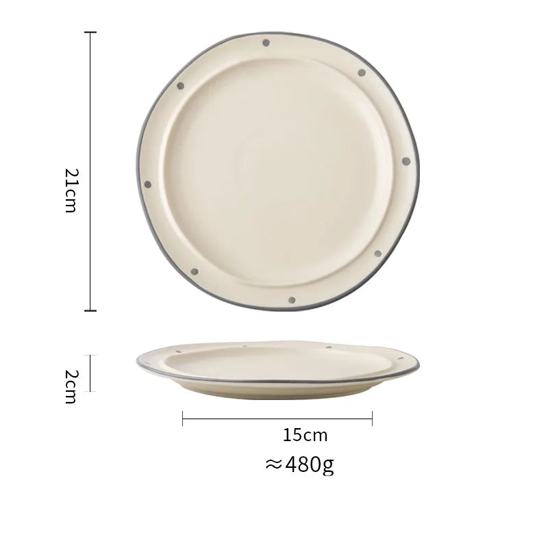 PUAN - Assiettes de table en céramique