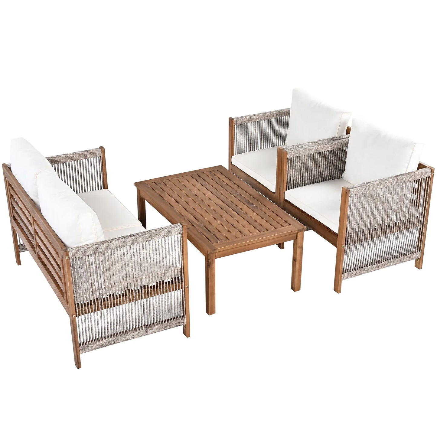 FLORIAN - Salon de jardin en bois