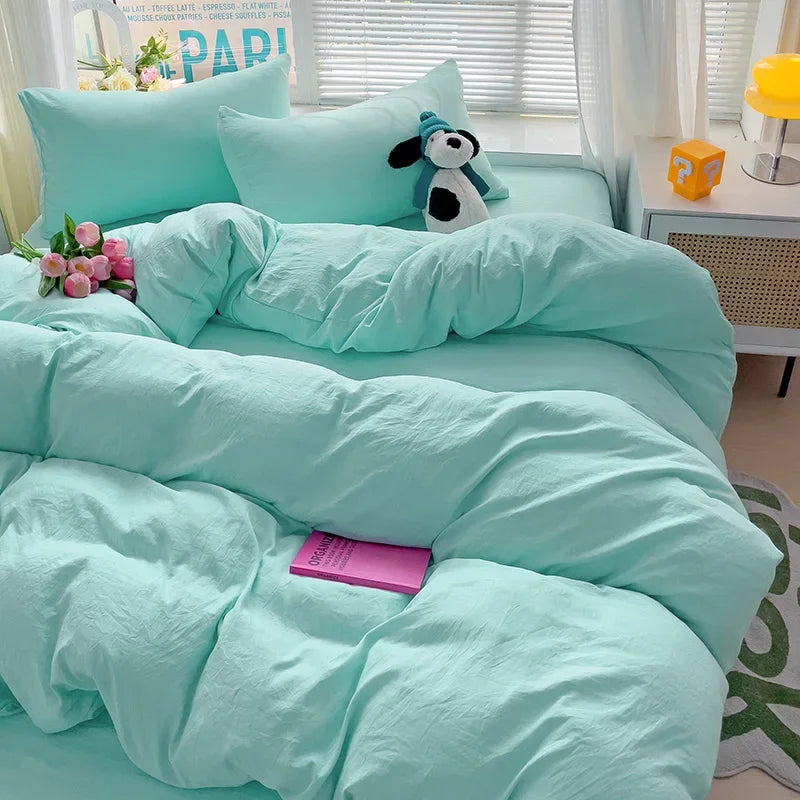 NOUR - Parure de lit complète 100% coton