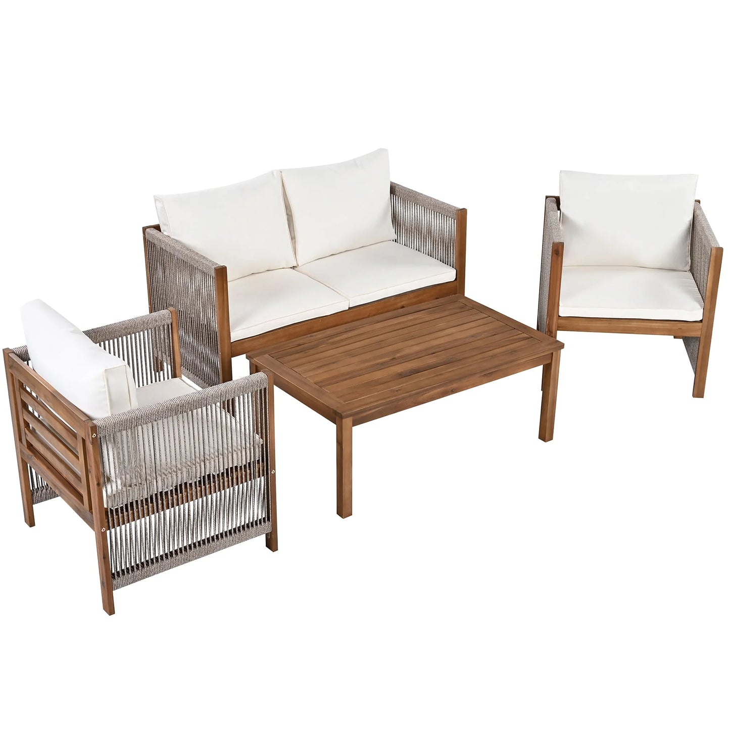 FLORIAN - Salon de jardin en bois