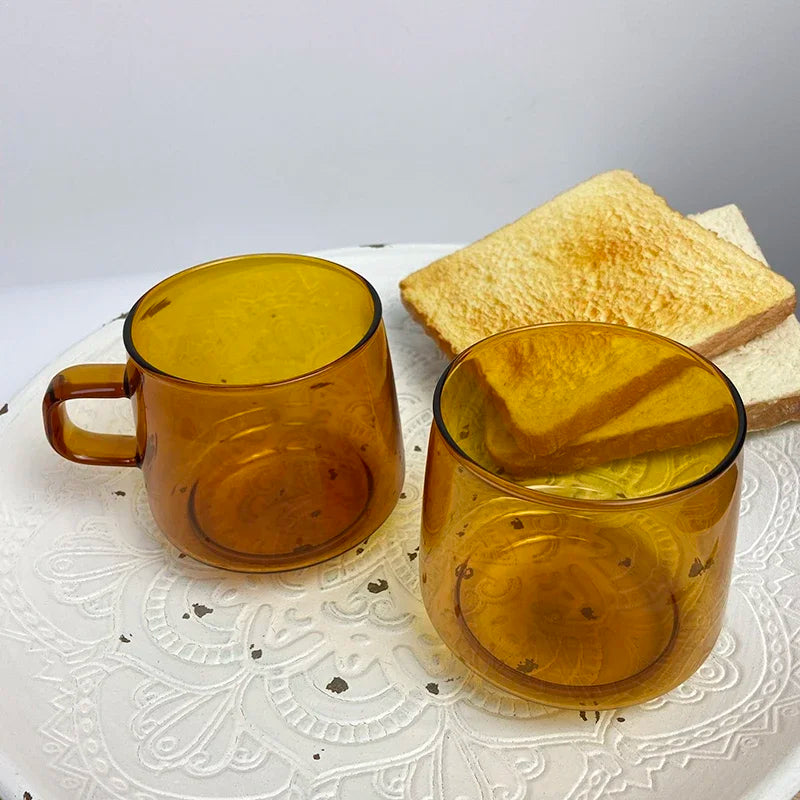 ANOUKIS - Mug en verre teinté