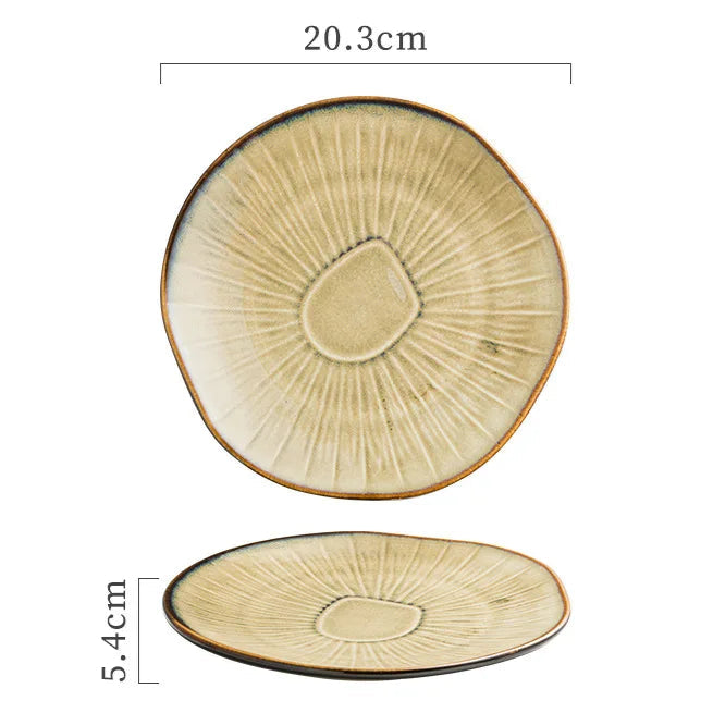 MERCAN - Assiette en céramique