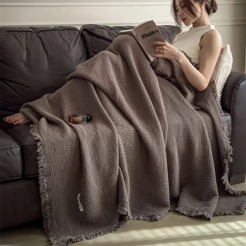 KAILI - Couverture en coton