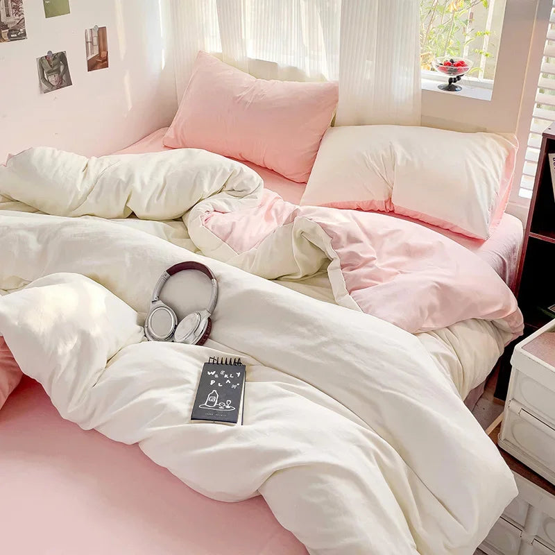 NOUR - Parure de lit complète 100% coton