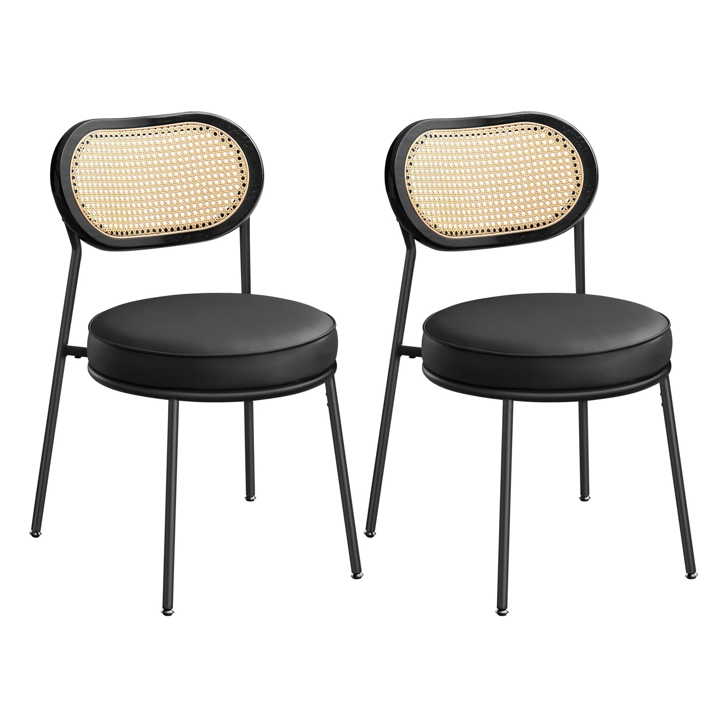 ATTILIO - Lot de 2 chaises de table