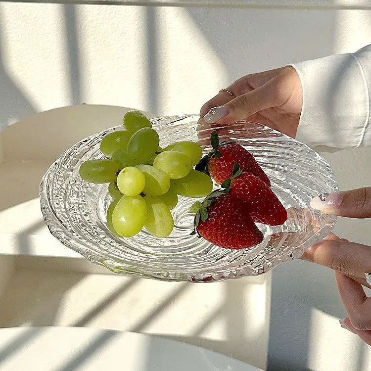 GİRDAP - Assiette en verre