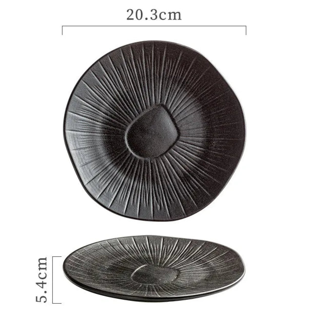 MERCAN - Assiette en céramique