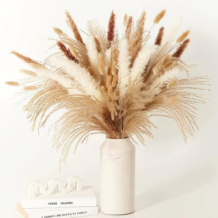 GJENG - Bouquet de fleurs séchées naturel