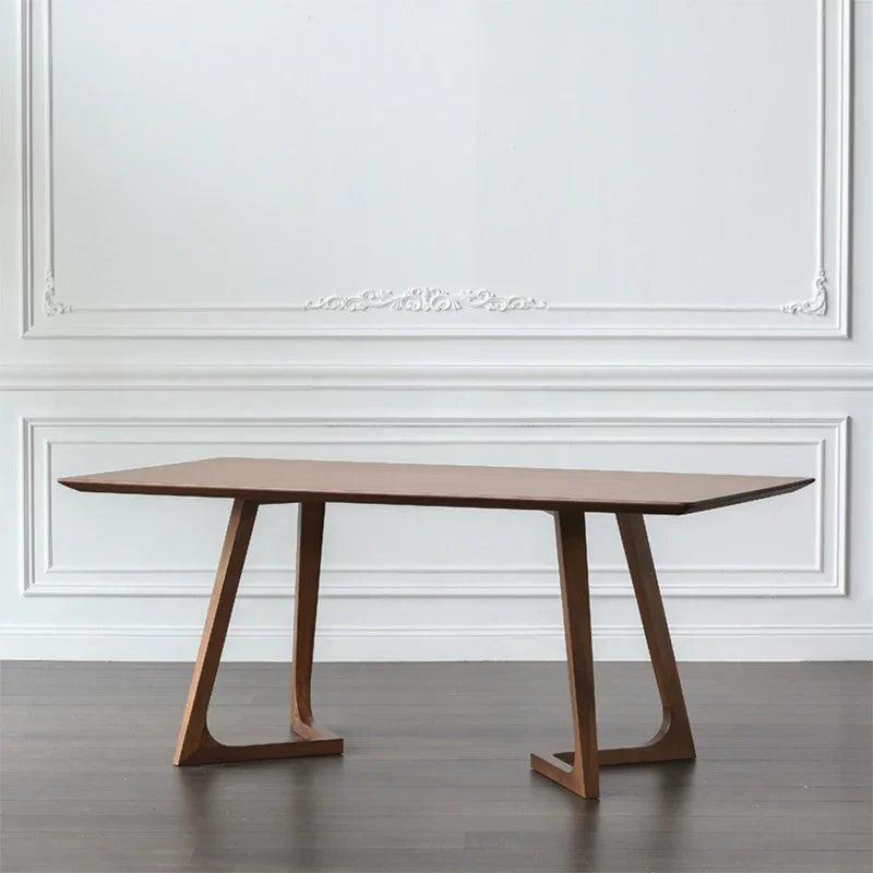 ELADJI - Table à manger en bois