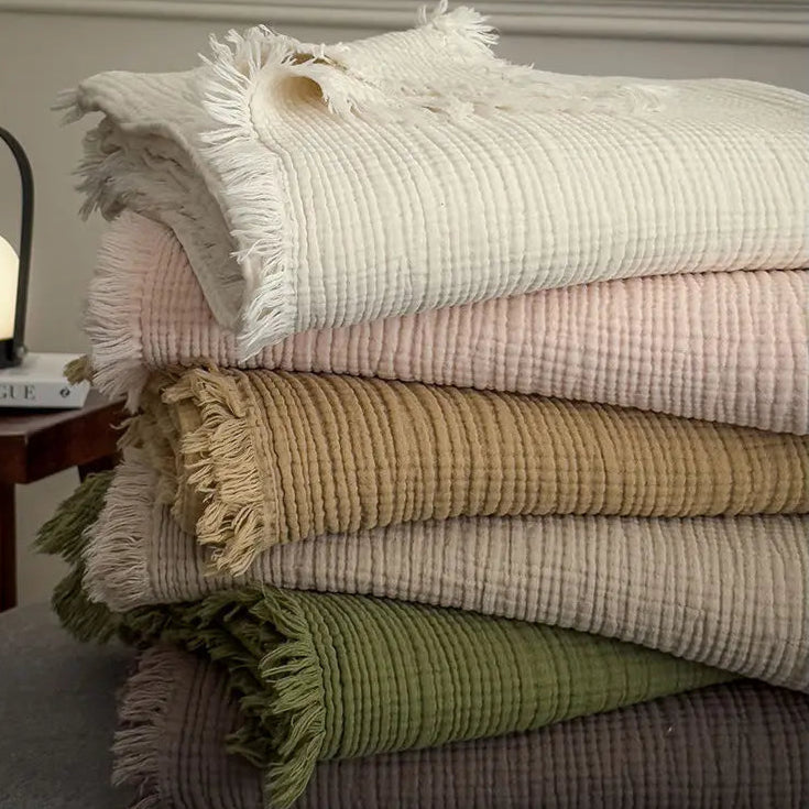 KAILI - Couverture en coton