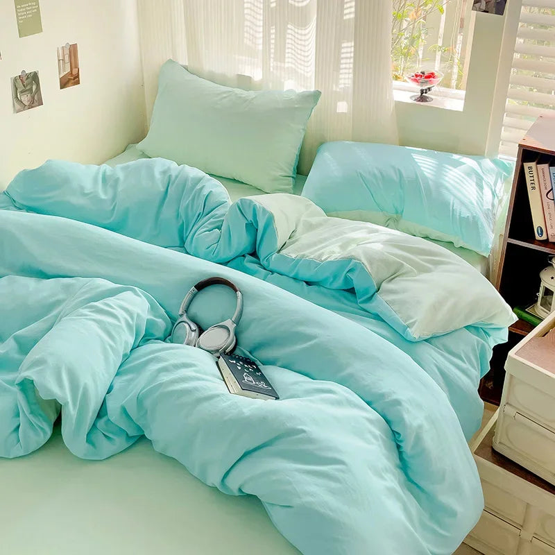 NOUR - Parure de lit complète 100% coton