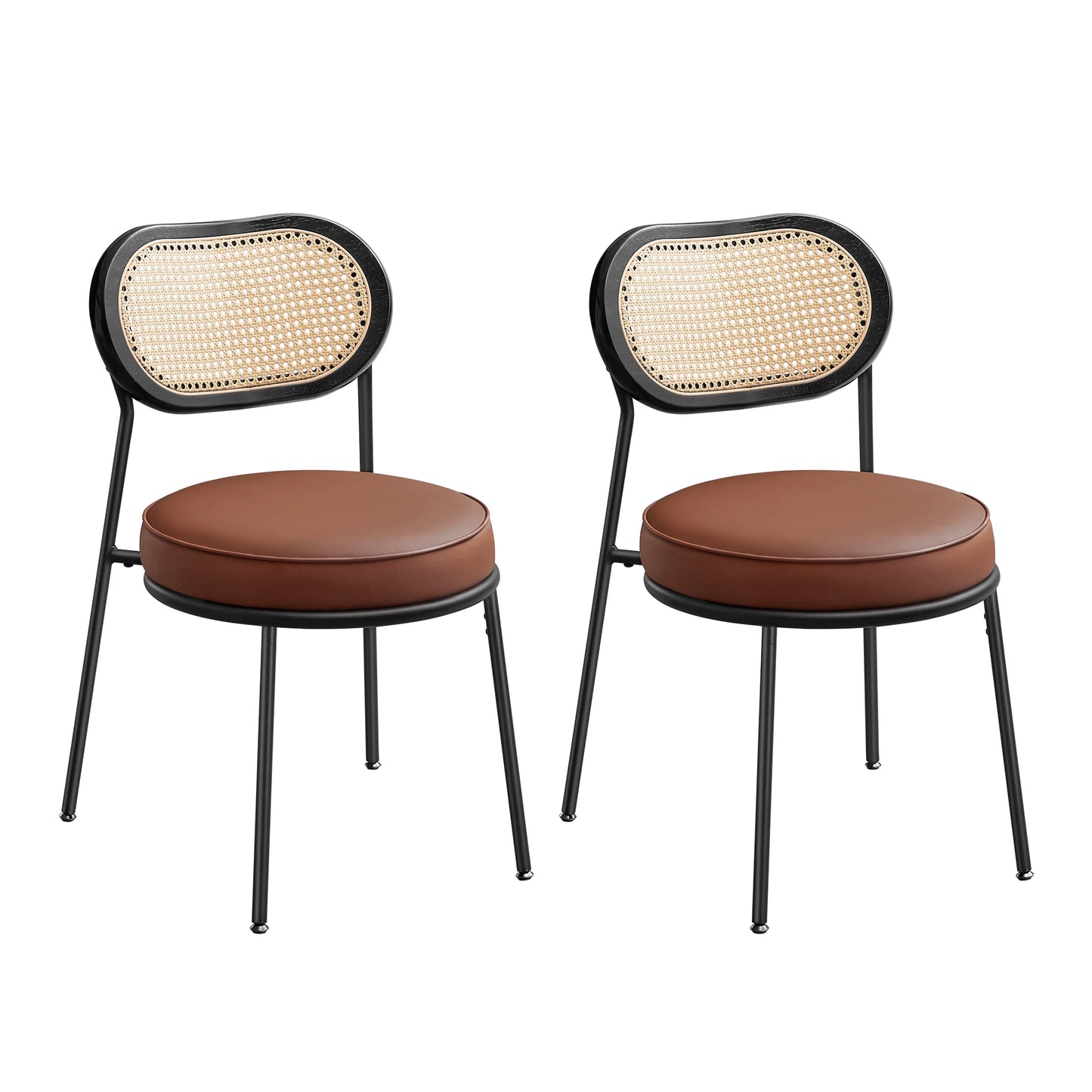 ATTILIO - Lot de 2 chaises de table