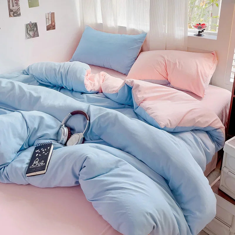 NOUR - Parure de lit complète 100% coton