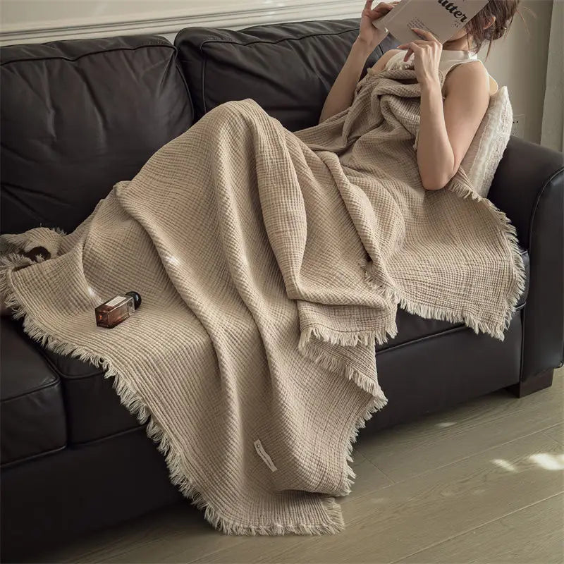 KAILI - Couverture en coton