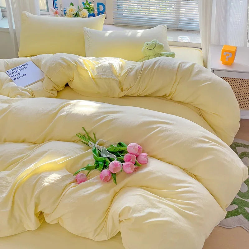 NOUR - Parure de lit complète 100% coton