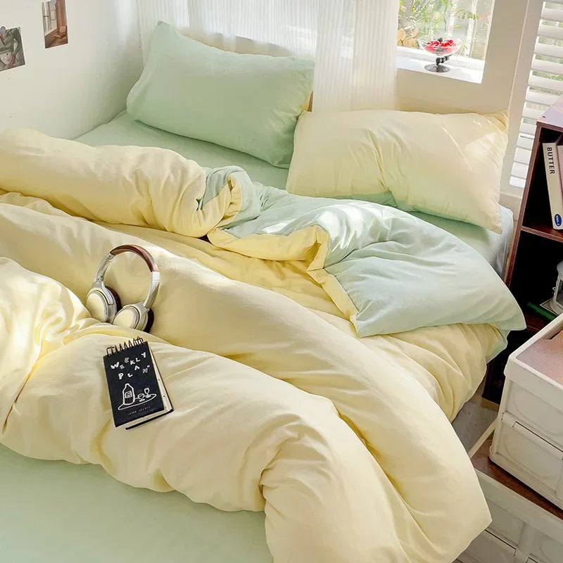 NOUR - Parure de lit complète 100% coton