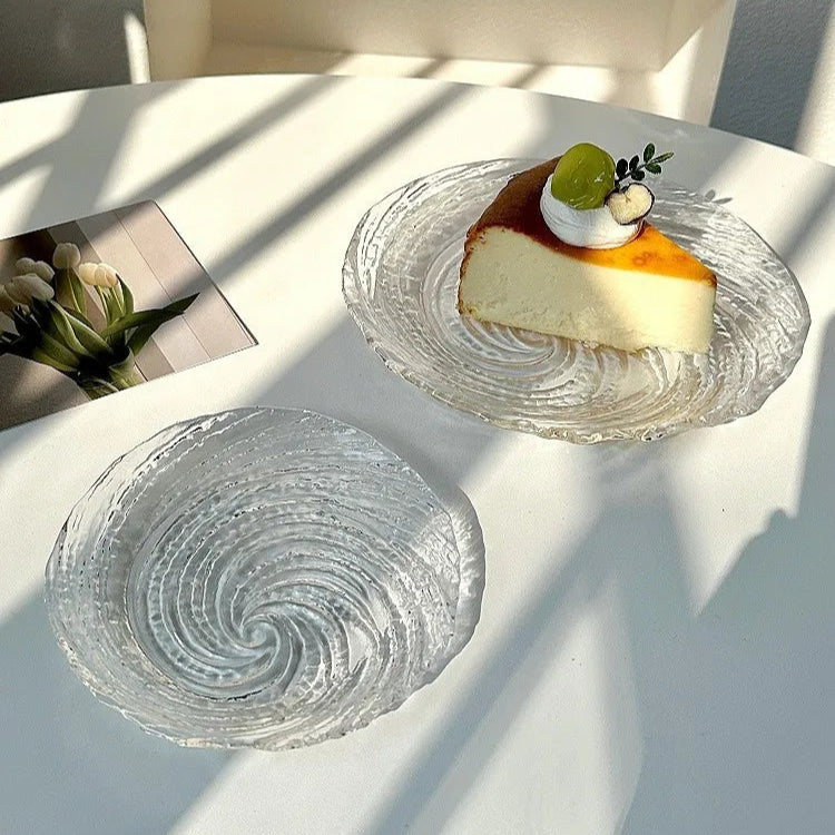 GİRDAP - Assiette en verre