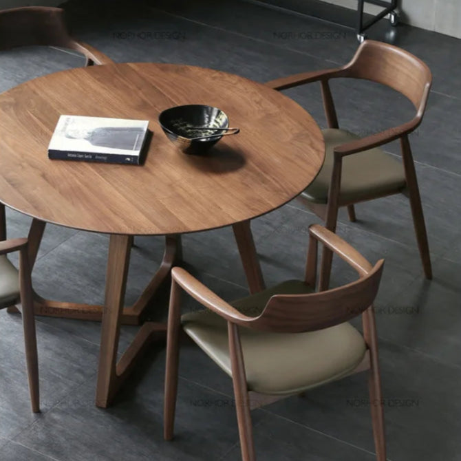 ELADJI - Table à manger en bois