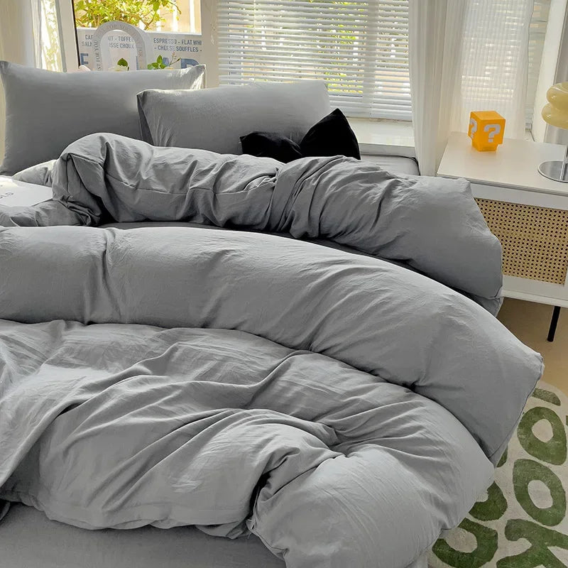 NOUR - Parure de lit complète 100% coton