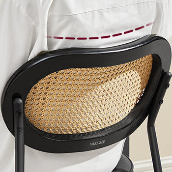 ATTILIO - Lot de 2 chaises de table
