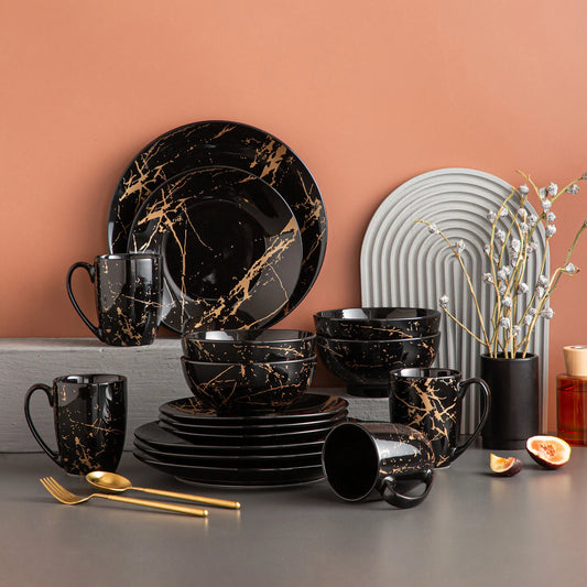 CLEMENT - Service de 16, 32 et 48 pièces en porcelaine