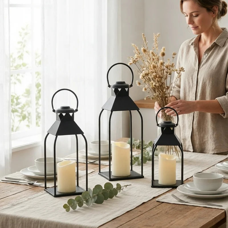 CHARLY - Lanterne à bougie