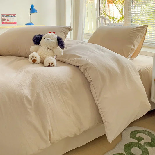 NOUR - Parure de lit complète 100% coton