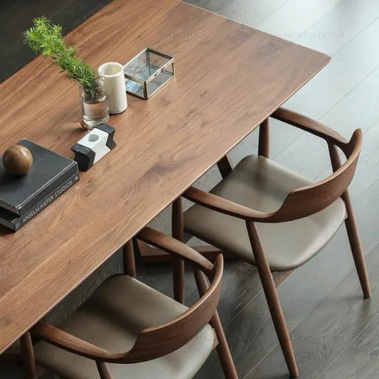 ELADJI - Table à manger en bois