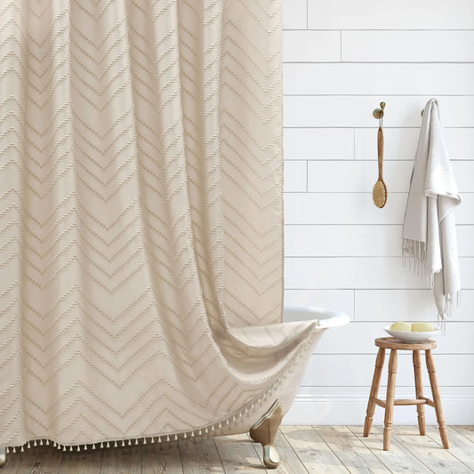 NHUNG - Rideau de douche en tissu